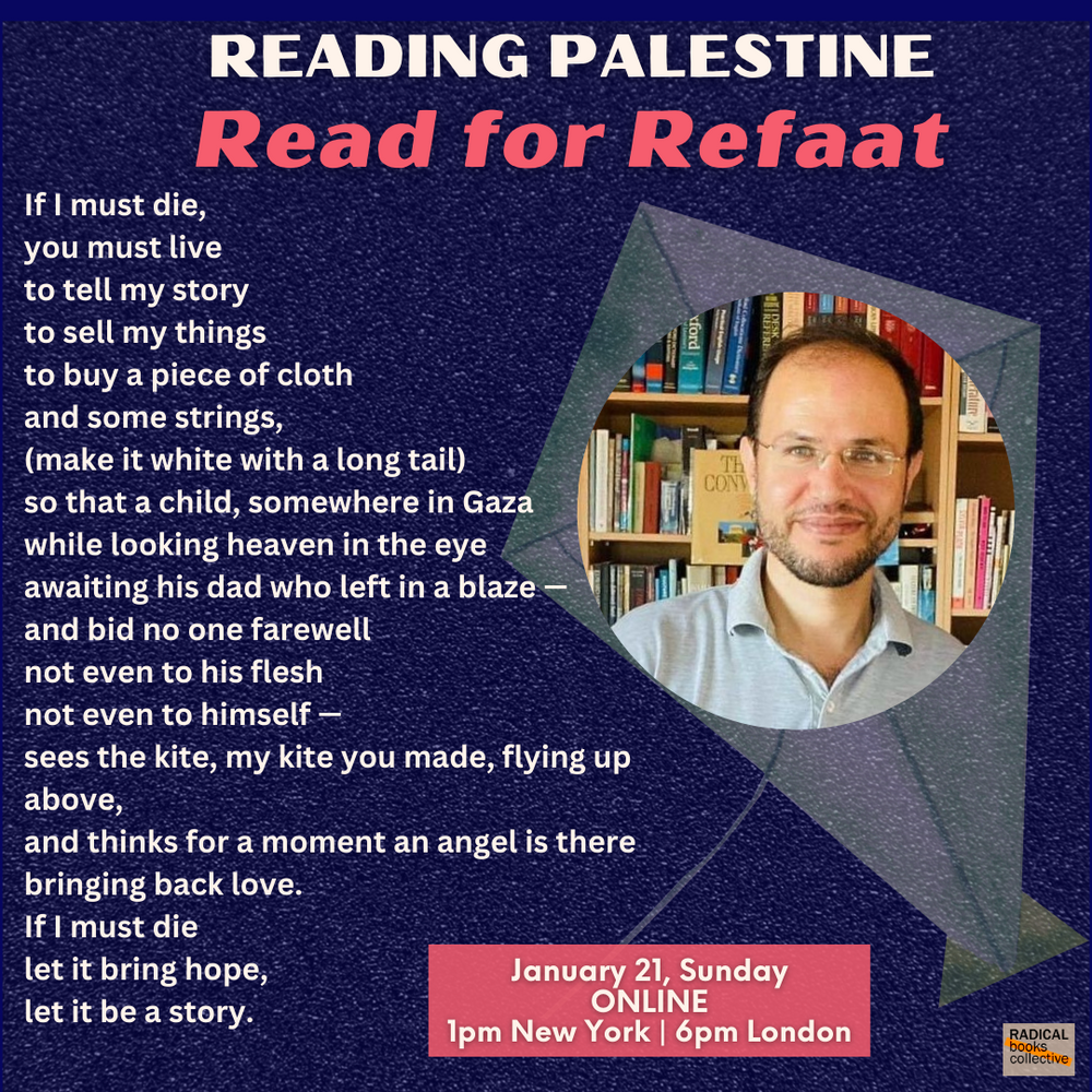January 21: Read for Refaat